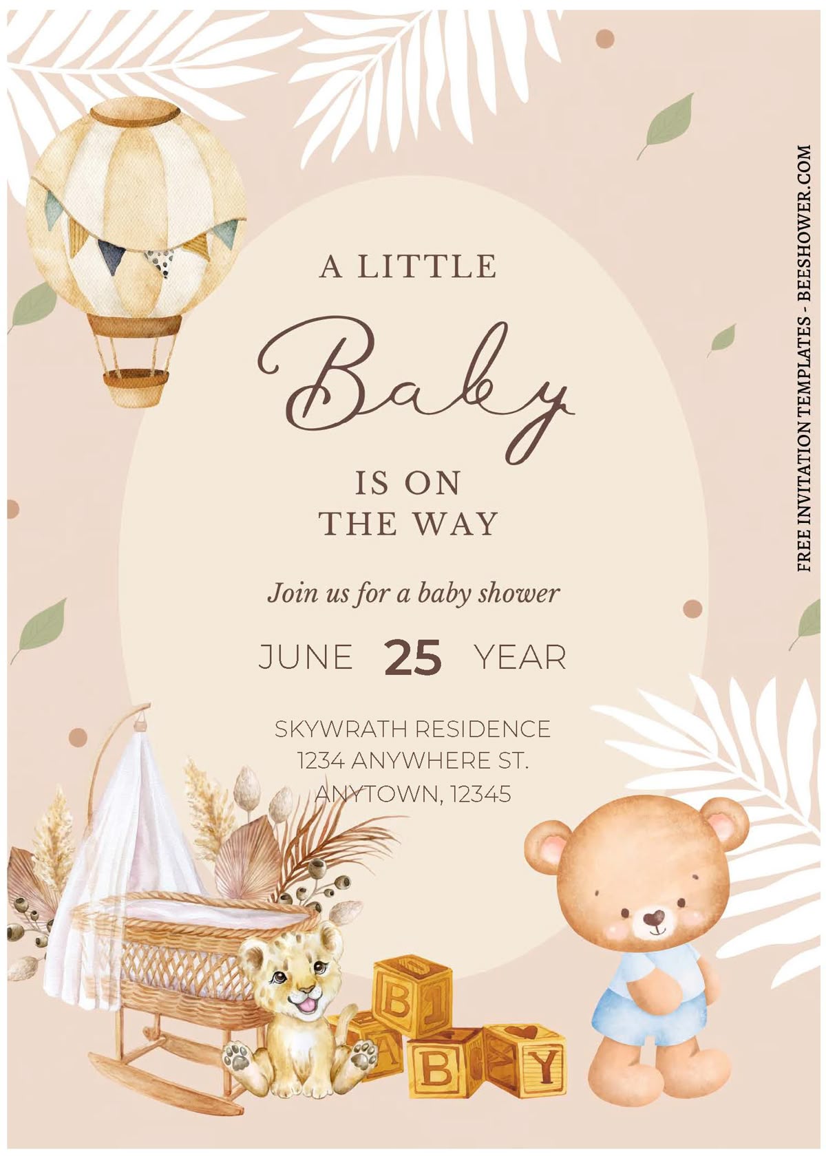 Baby Shower Invitation Card